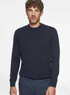 Maglia girocollo in cashmere