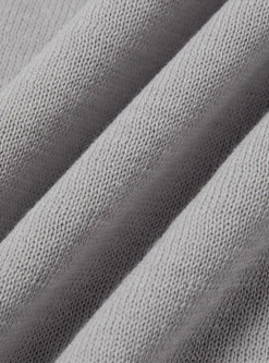 Maglia girocollo in cotone e seta
