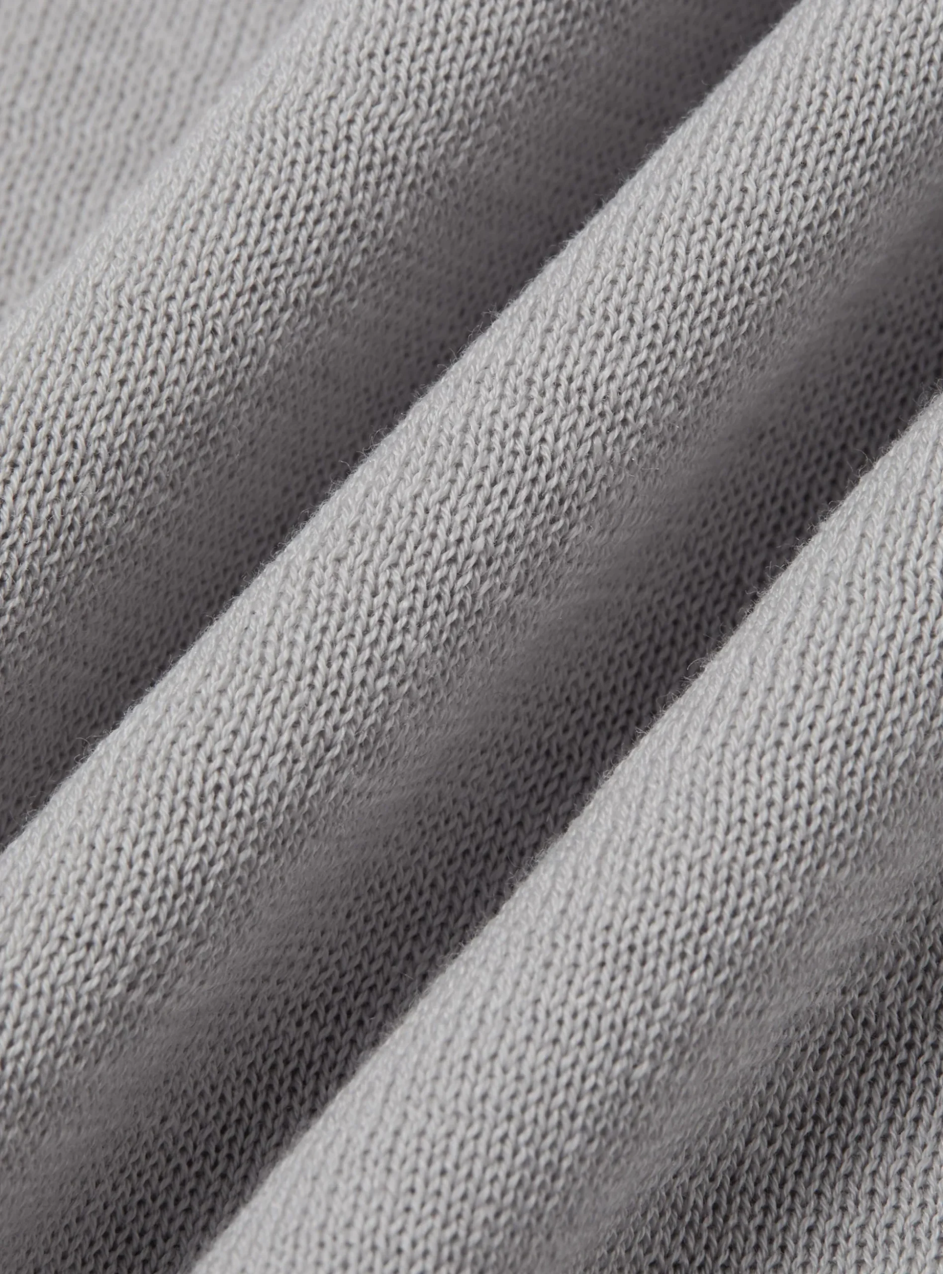 Maglia girocollo in cotone e seta