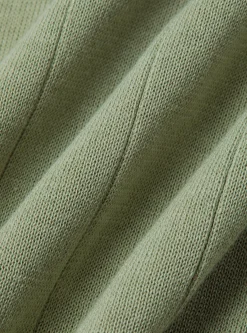 Maglia in puro cotone costa piatta