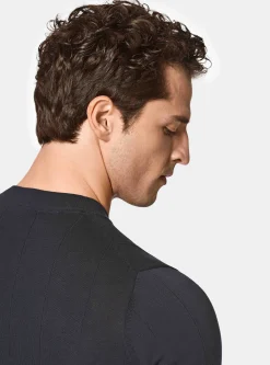 Maglia in puro cotone costa piatta