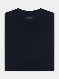 Maglia in puro cotone costa piatta