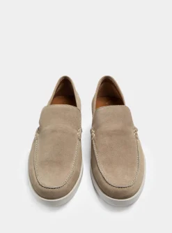 Mocassini in suede