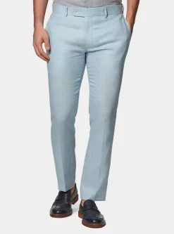 Pantaloni abito in puro lino