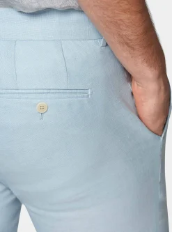 Pantaloni abito in puro lino