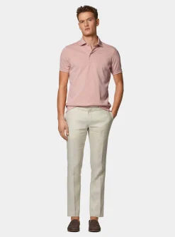 Pantaloni abito in puro lino