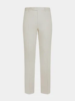 Pantaloni abito in puro lino