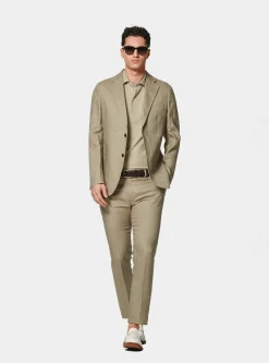 Pantaloni abito in puro lino