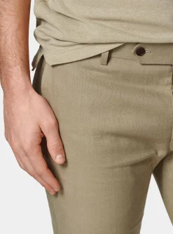 Pantaloni abito in puro lino
