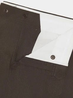 Pantaloni abito in puro lino