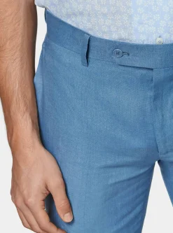 Pantaloni abito in puro lino