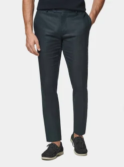 Pantaloni abito in puro lino