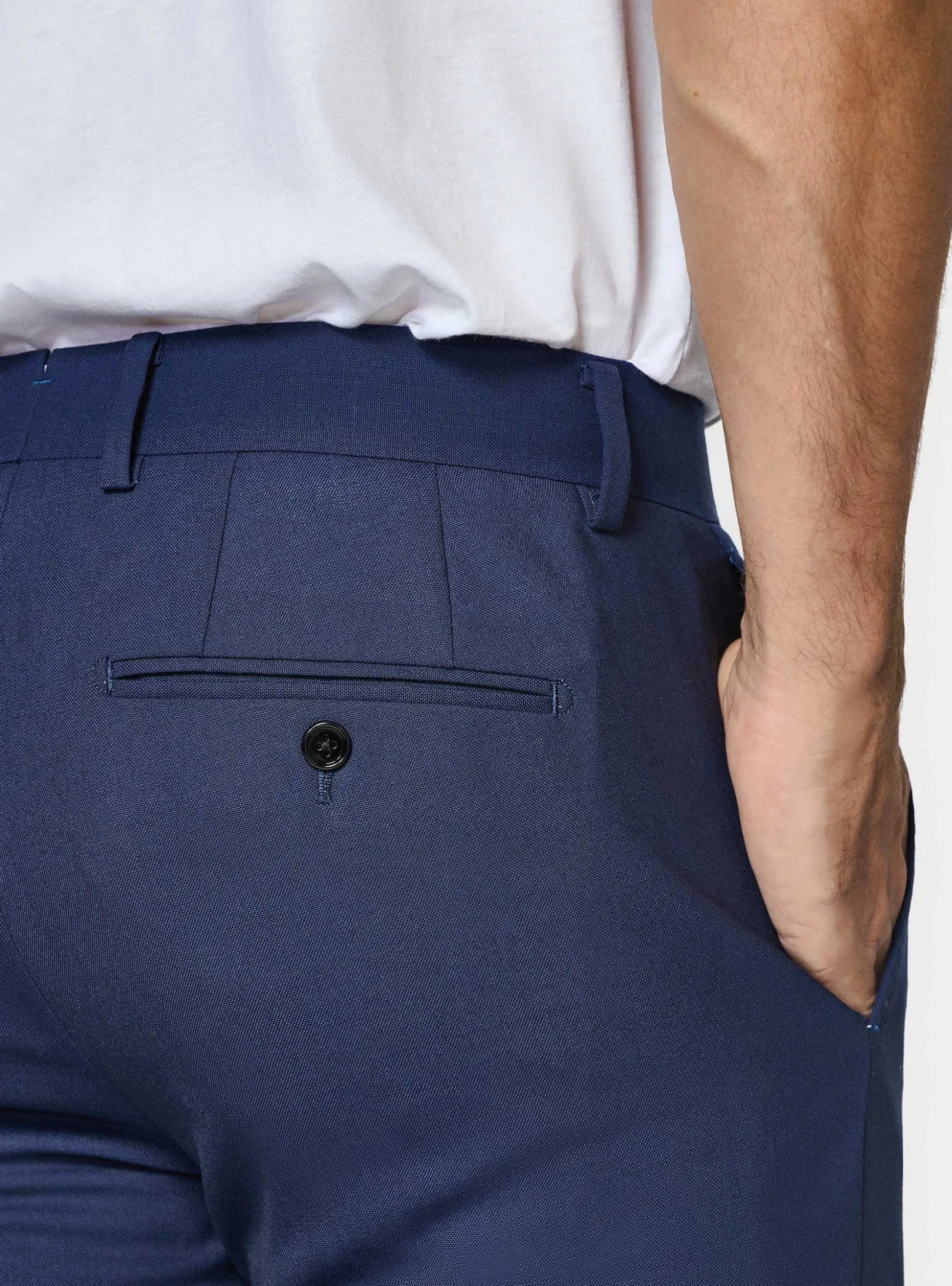Pantaloni abito travel in pura lana Cerruti