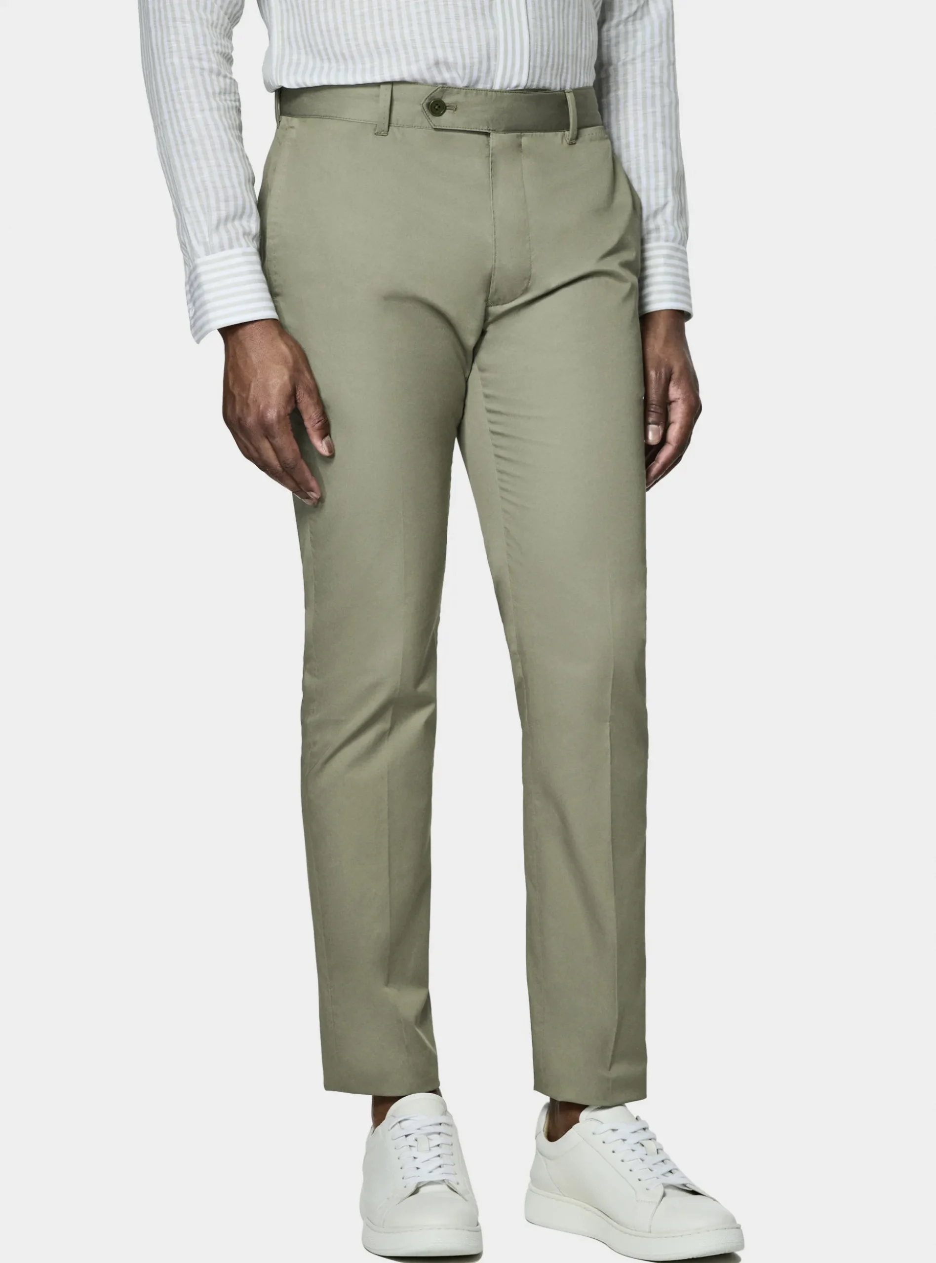 Pantaloni chino in twill leggero