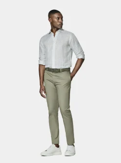 Pantaloni chino in twill leggero