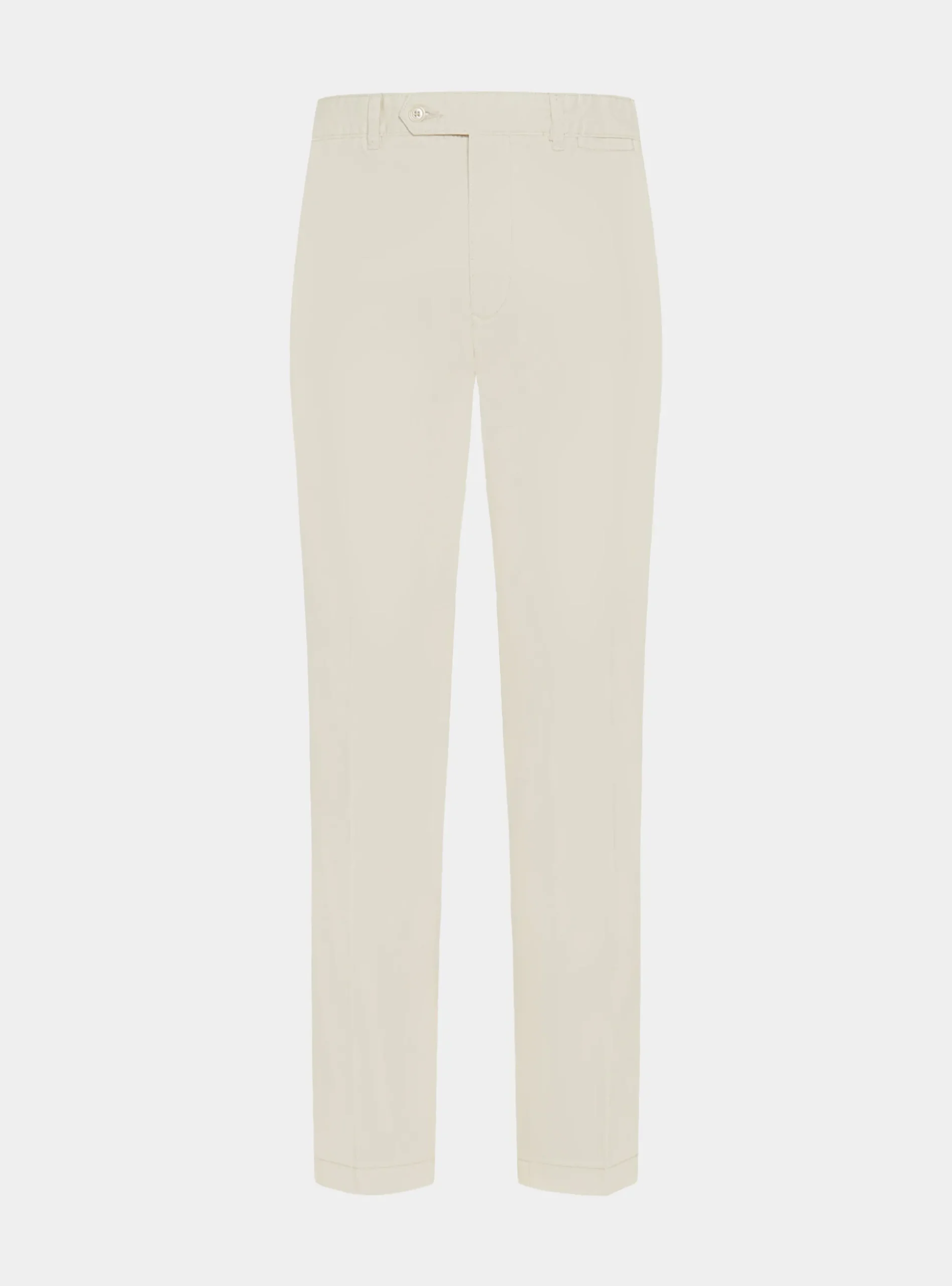 Pantaloni chino slim fit in cotone twill