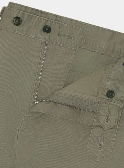 Pantaloni chino slim fit in cotone twill