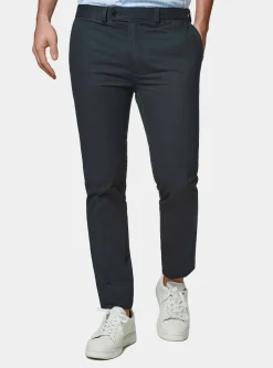 Pantaloni chino slim fit in cotone twill