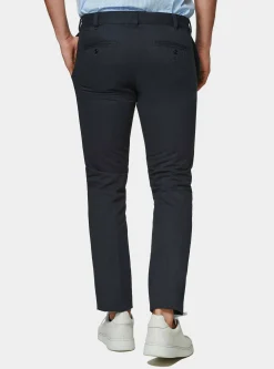 Pantaloni chino slim fit in cotone twill