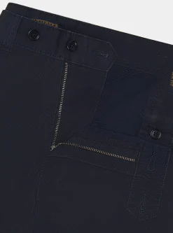 Pantaloni chino slim fit in cotone twill