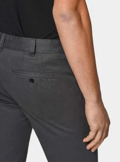 Pantaloni chino slim fit in cotone twill
