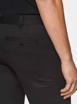 Pantaloni chino slim fit in cotone twill