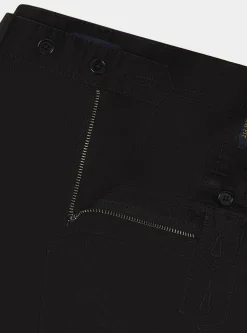 Pantaloni chino slim fit in cotone twill