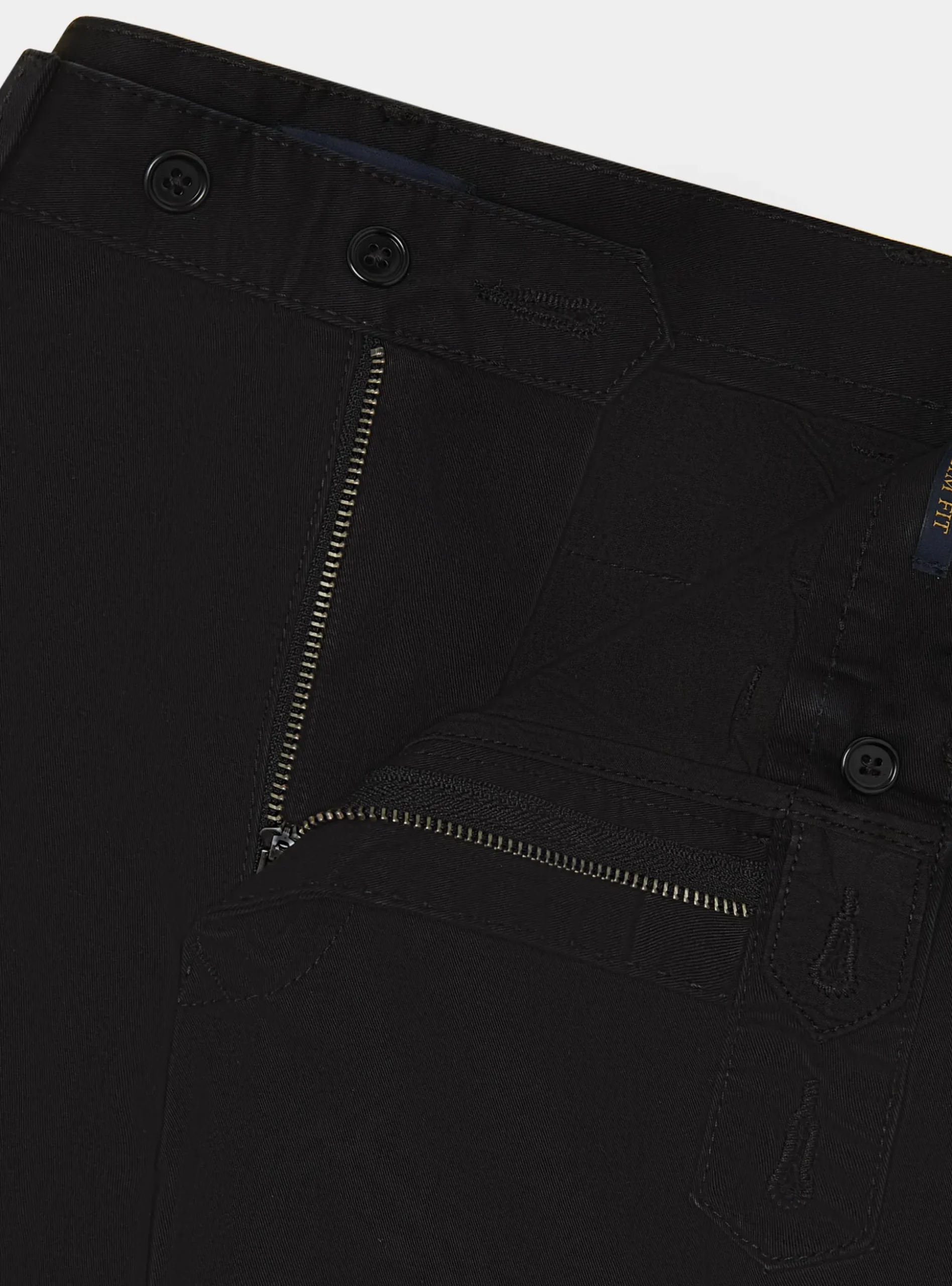 Pantaloni chino slim fit in cotone twill
