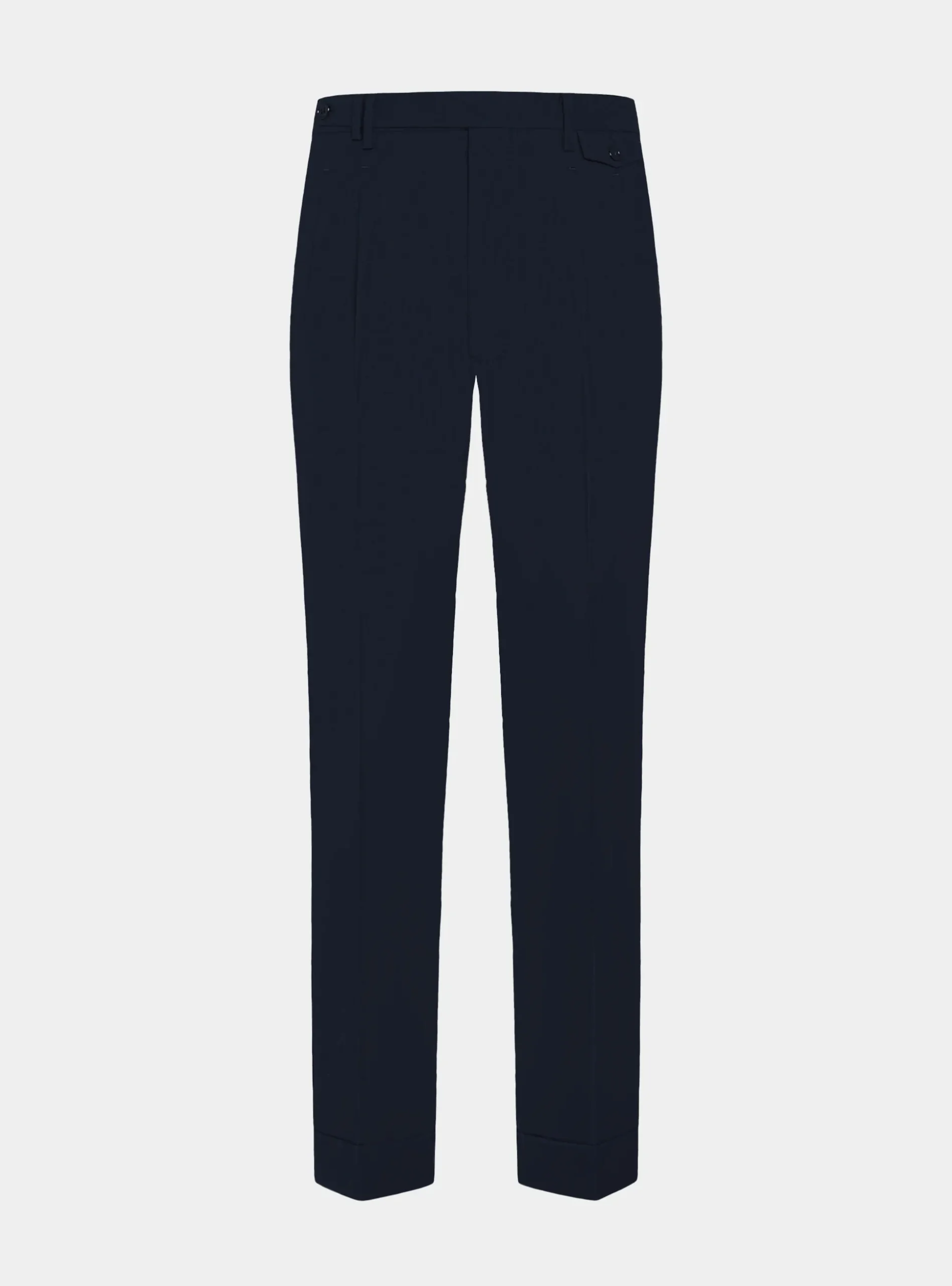 Pantaloni doppia pince in pura lana Vitale Barberis Canonico
