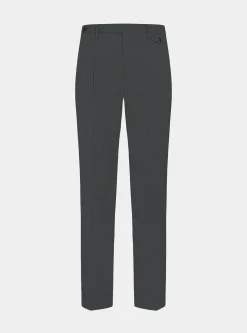 Pantaloni doppia pince in pura lana Vitale Barberis Canonico
