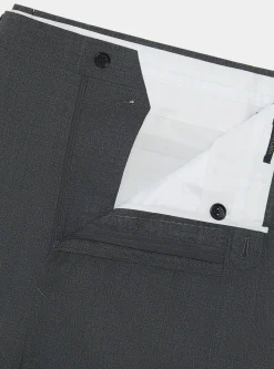 Pantaloni doppia pince in pura lana Vitale Barberis Canonico