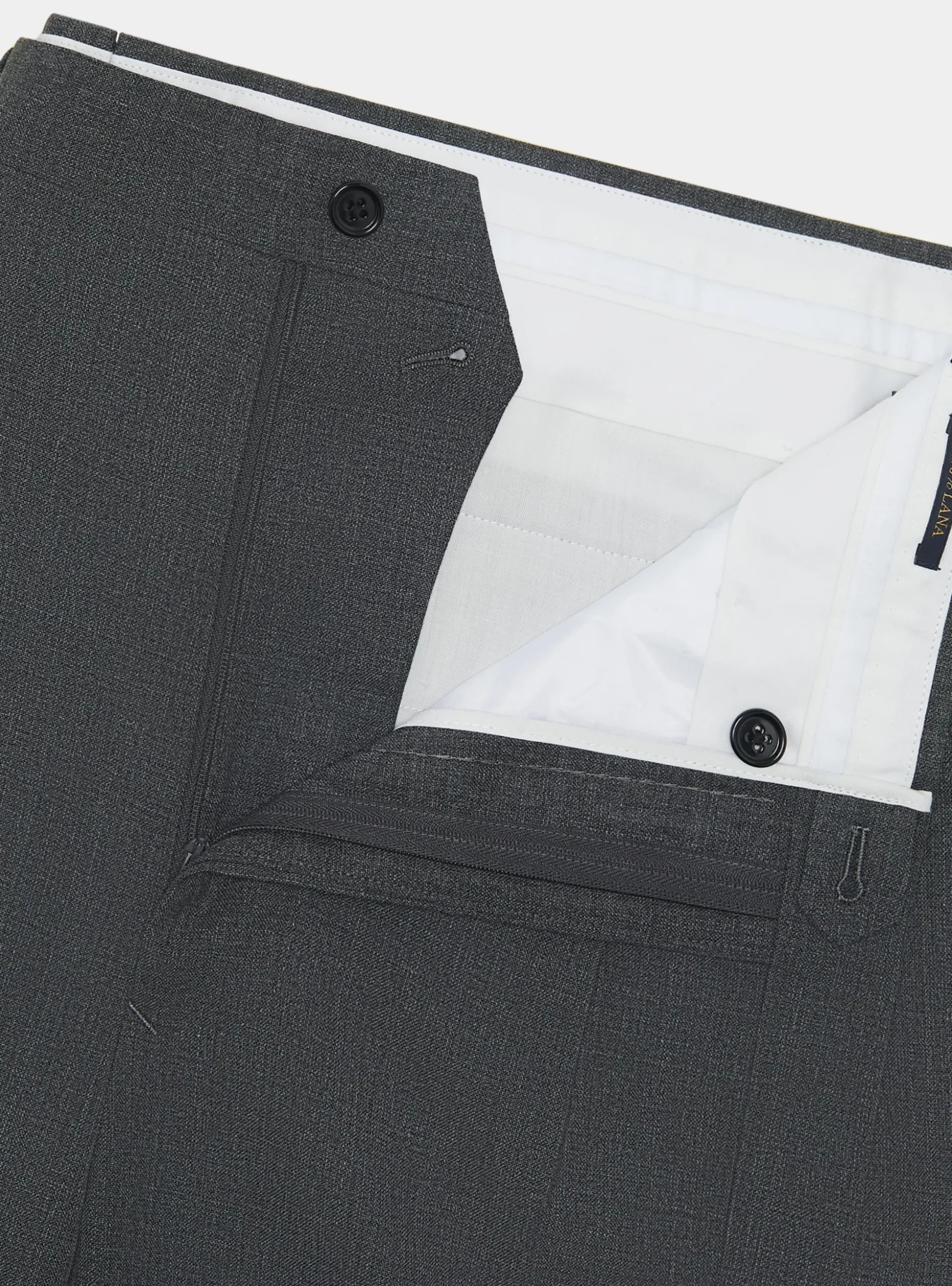 Pantaloni doppia pince in pura lana Vitale Barberis Canonico