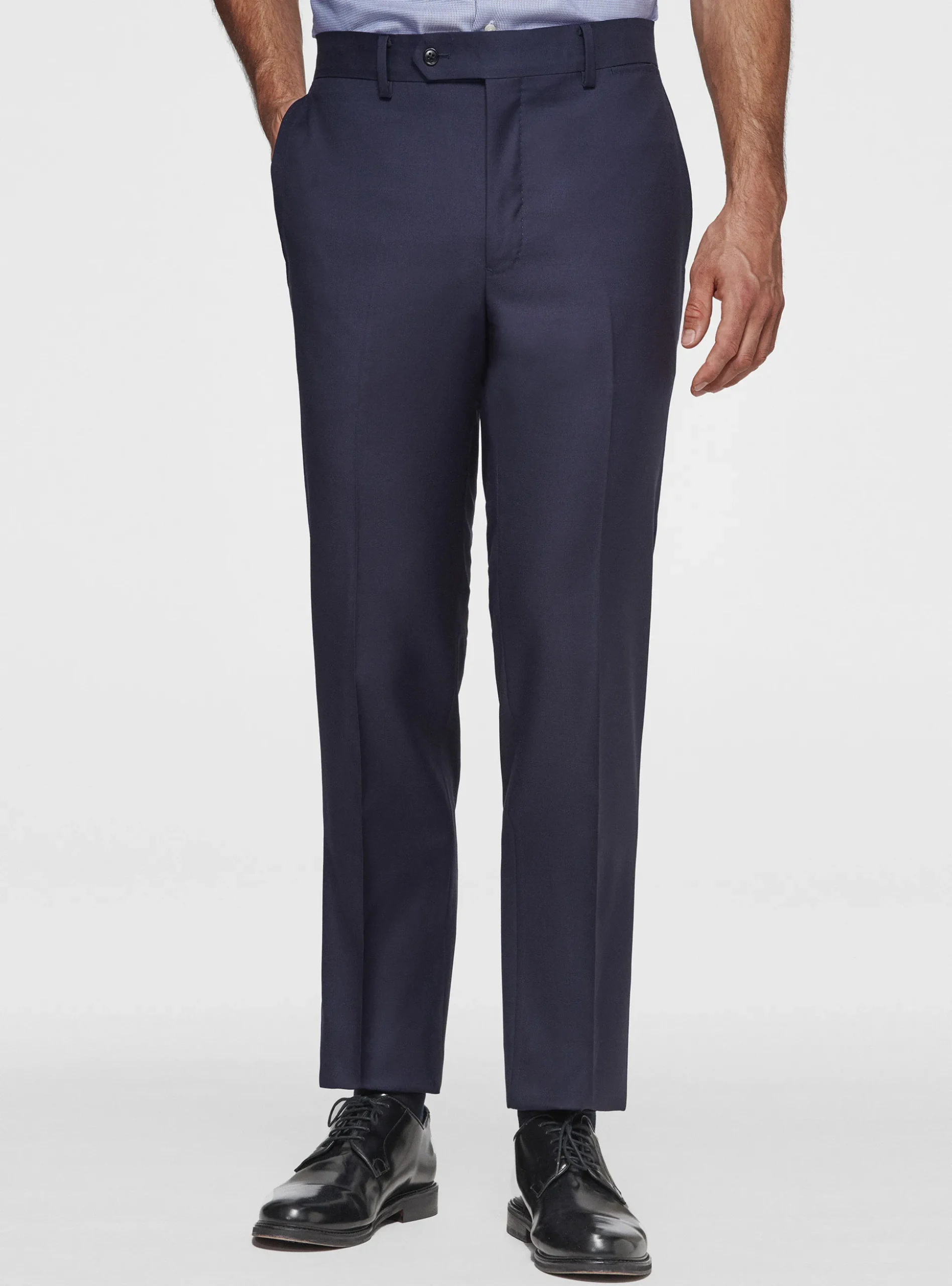 Pantaloni drop 4 in pura lana Vitale Barberis Canonico