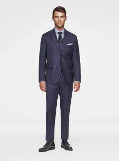 Pantaloni drop 4 in pura lana Vitale Barberis Canonico