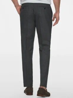 Pantaloni drop 4 in pura lana