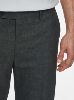 Pantaloni drop 4 in pura lana