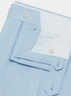 Pantaloni in puro lino