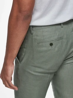 Pantaloni in puro lino