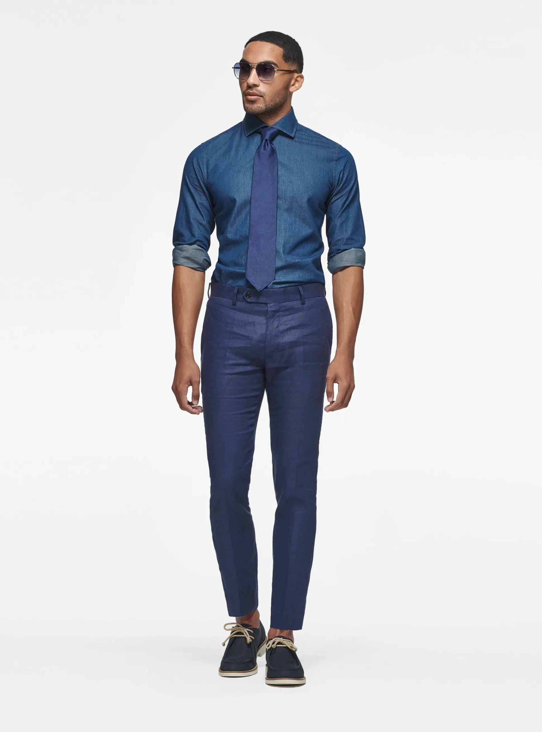 Pantaloni in puro lino