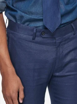 Pantaloni in puro lino