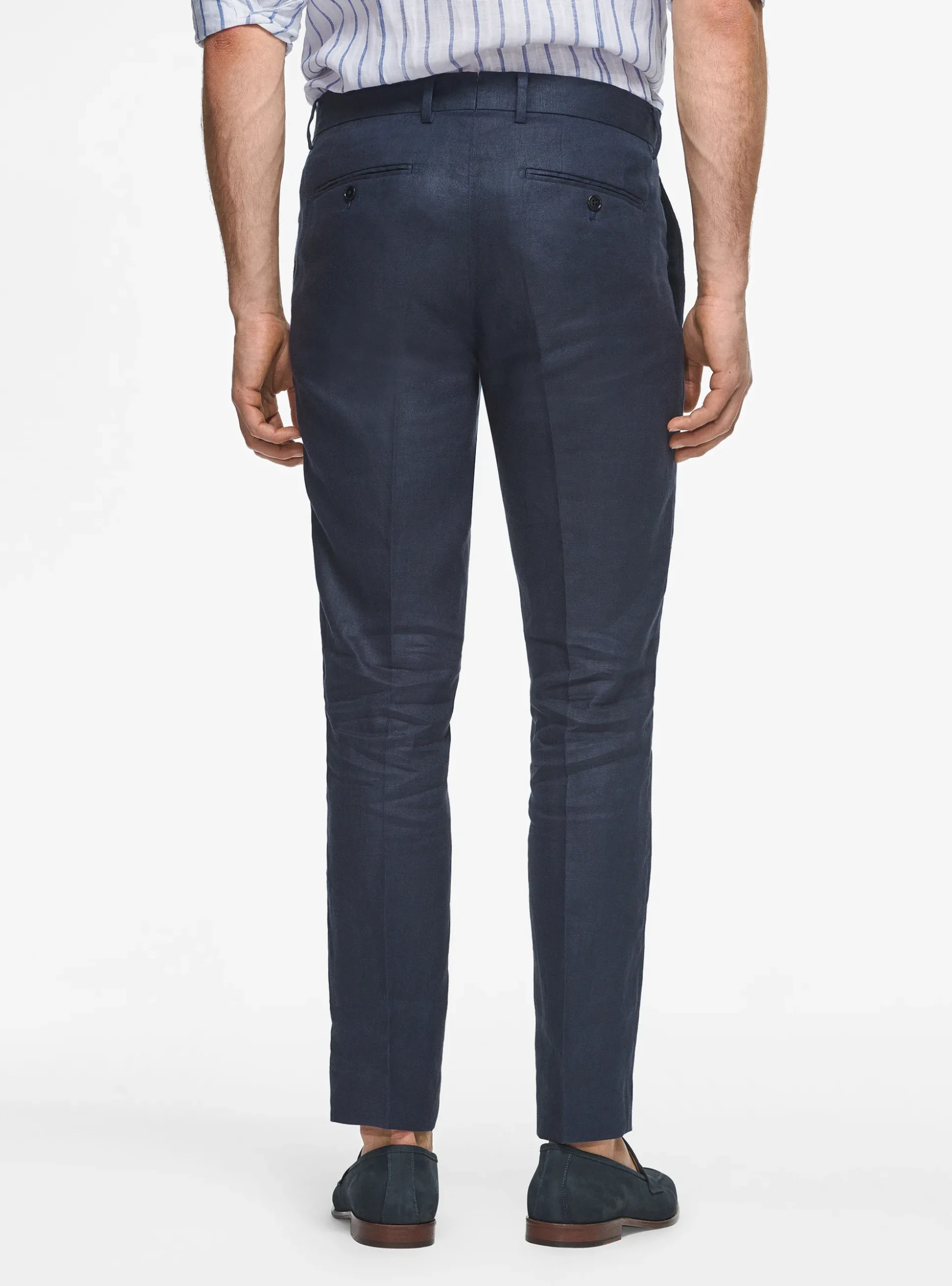 Pantaloni in puro lino