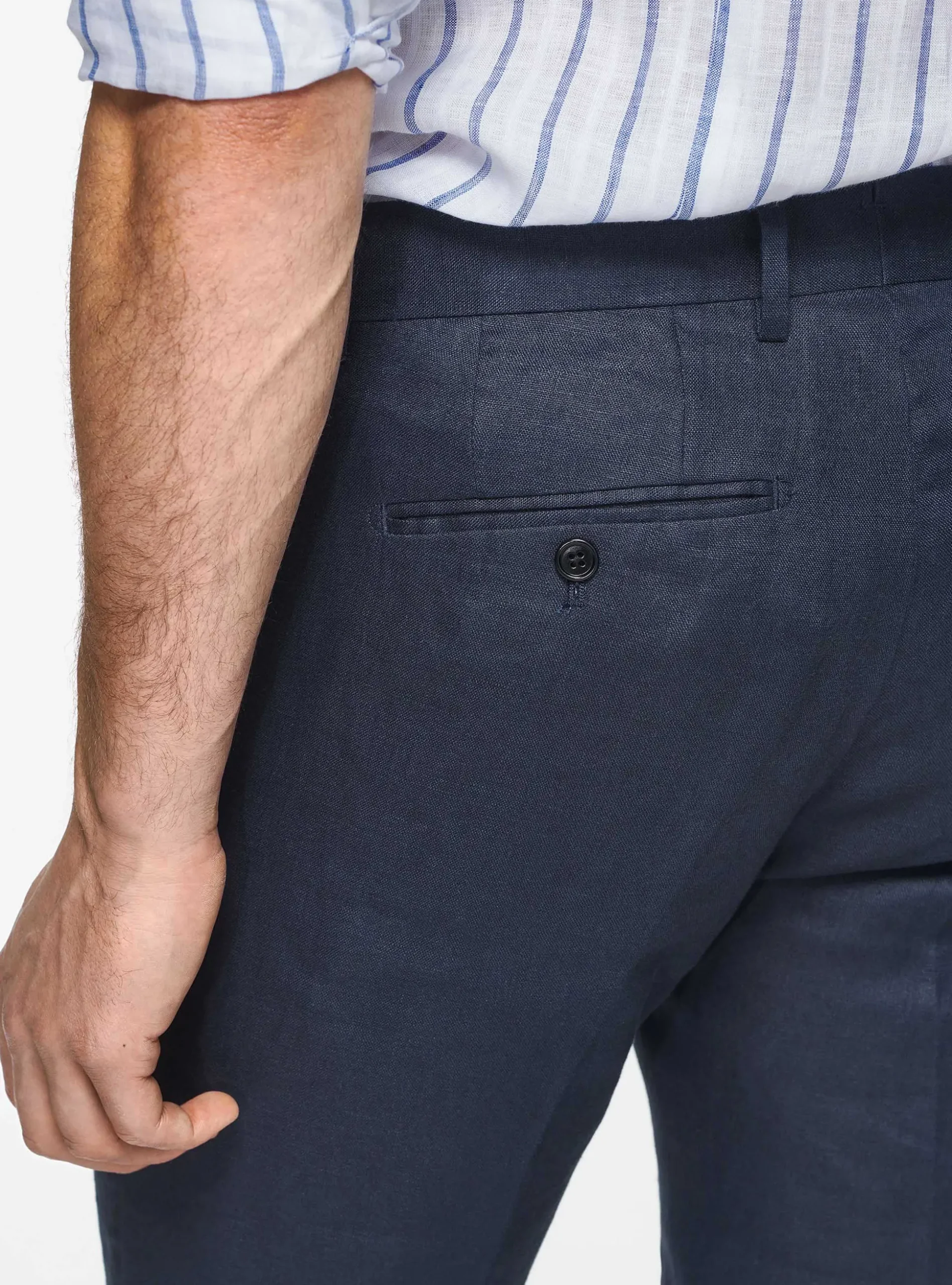 Pantaloni in puro lino
