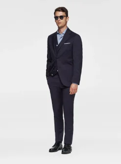 Pantaloni per abito in pura lana superfine 110's Reda