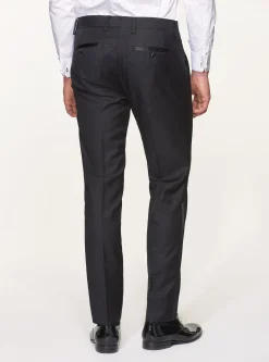 Pantaloni smoking in pura lana superfine 110's Vitale Barberis Canonico