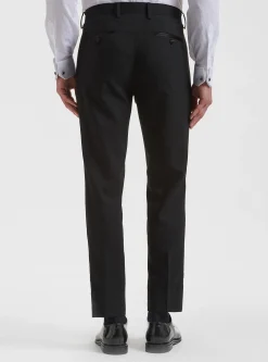 Pantaloni smoking in pura lana Vitale Barberis Canonico