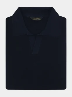 Polo in maglia links in cotone extrafine
