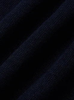 Polo in maglia senza bottoni in puro lino