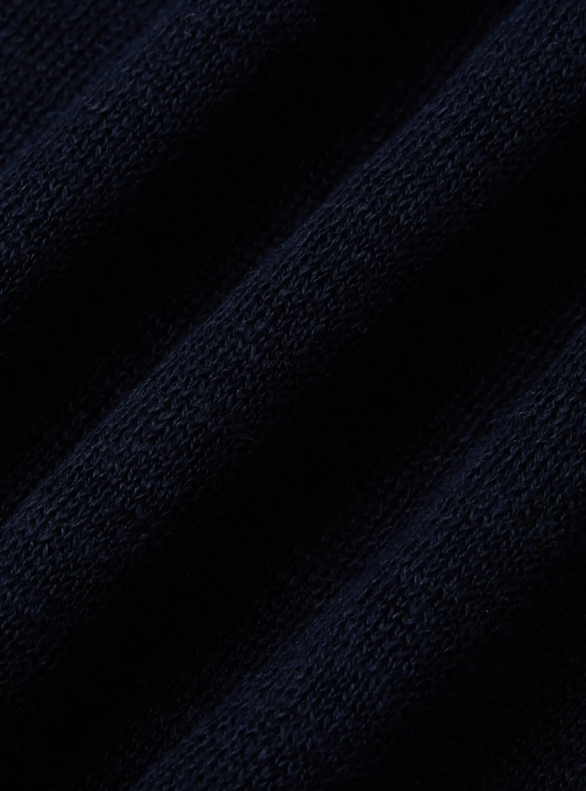 Polo in maglia senza bottoni in puro lino