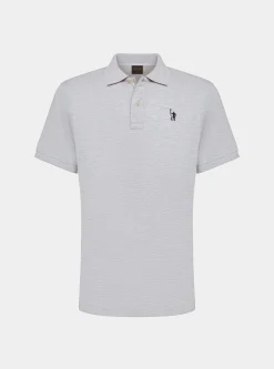 Polo in piquet con ricamo