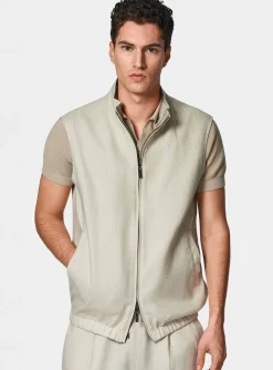 Selection of beige linen